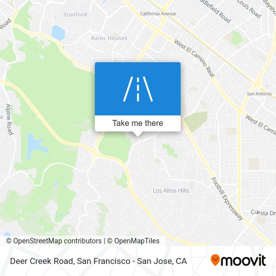 Mapa de Deer Creek Road