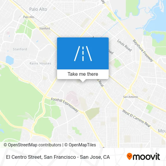 El Centro Street map