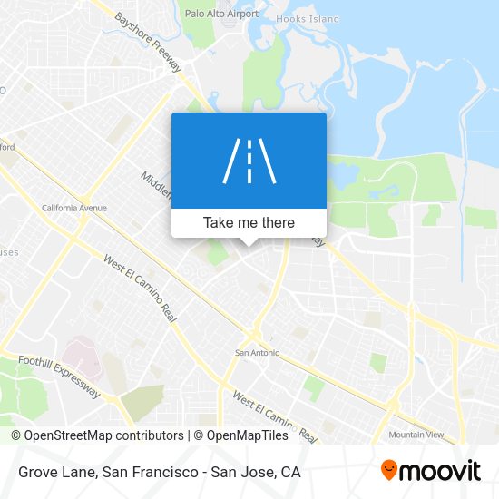 Mapa de Grove Lane