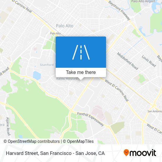 Mapa de Harvard Street