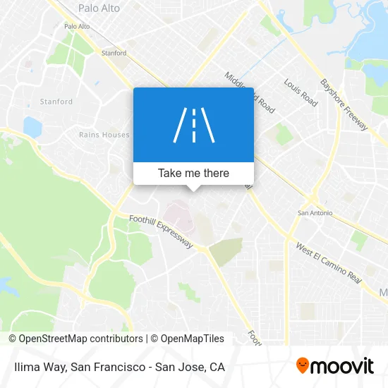 Ilima Way map