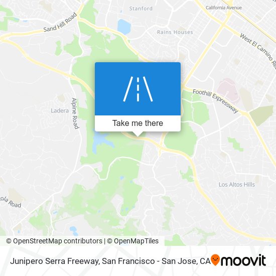 Mapa de Junipero Serra Freeway