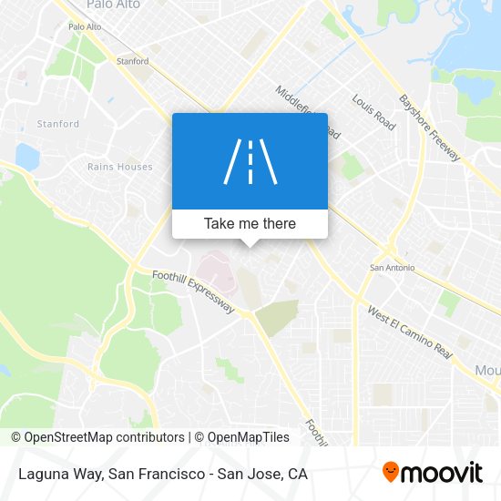 Mapa de Laguna Way
