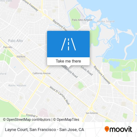 Mapa de Layne Court