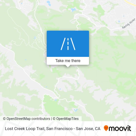 Mapa de Lost Creek Loop Trail
