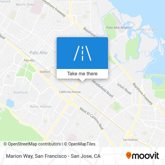 Mapa de Marion Way