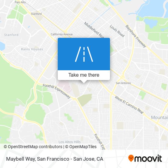 Maybell Way map