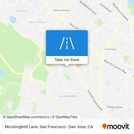 Mockingbird Lane map