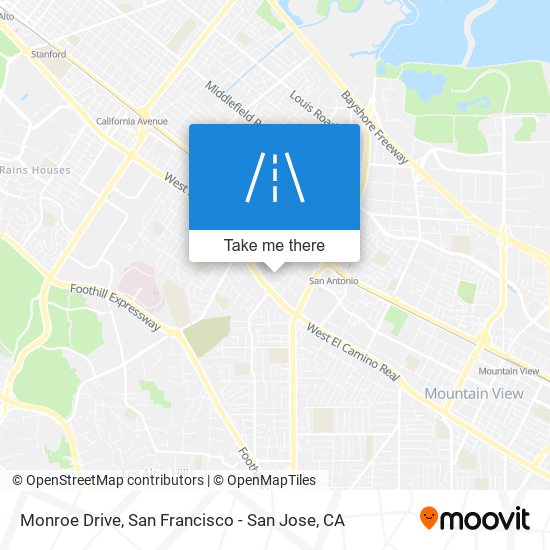 Monroe Drive map