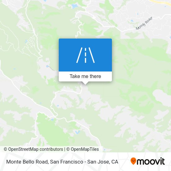 Mapa de Monte Bello Road