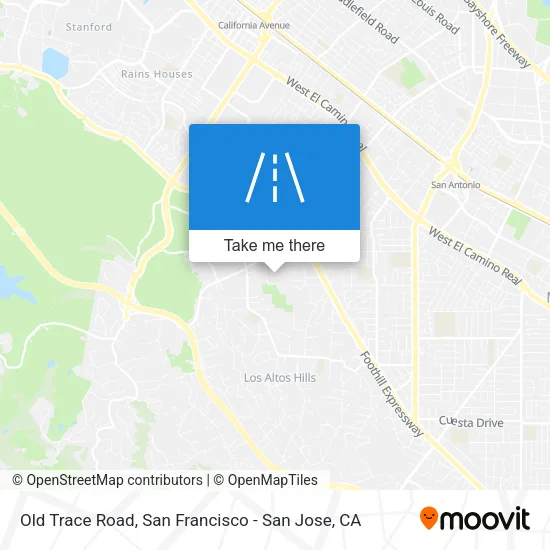 Mapa de Old Trace Road
