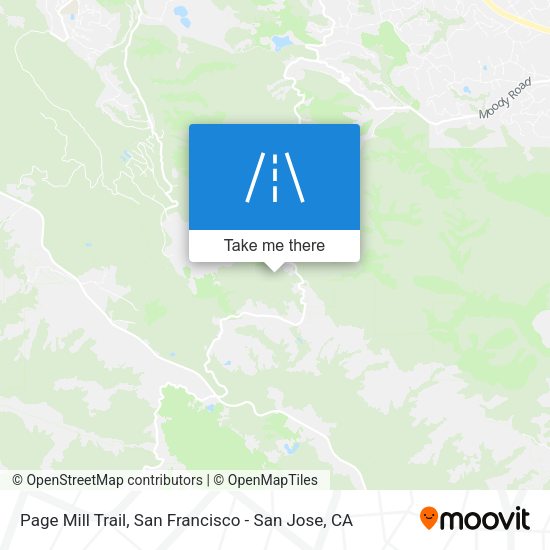 Mapa de Page Mill Trail