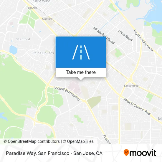 Mapa de Paradise Way