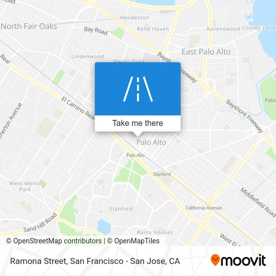 Mapa de Ramona Street