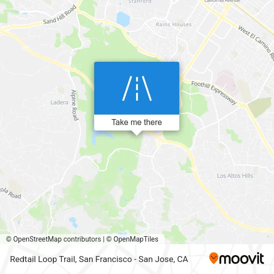 Redtail Loop Trail map