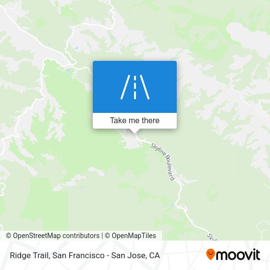 Mapa de Ridge Trail