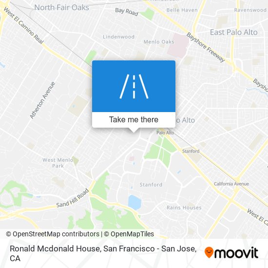 Ronald Mcdonald House map