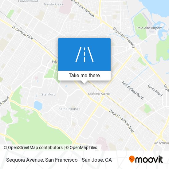 Mapa de Sequoia Avenue