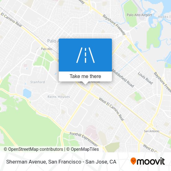 Mapa de Sherman Avenue