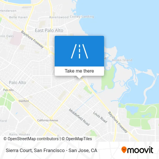 Sierra Court map