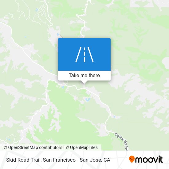 Mapa de Skid Road Trail