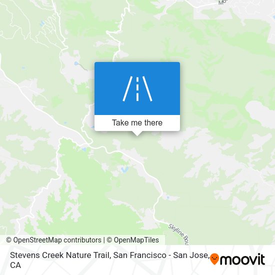 Stevens Creek Nature Trail map