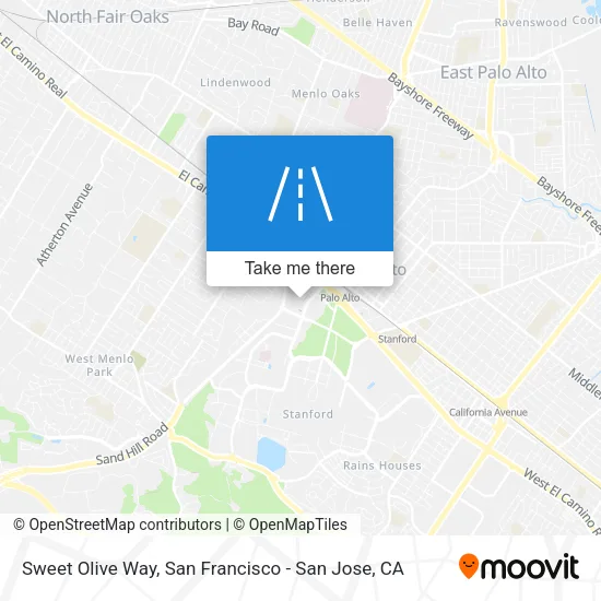 Mapa de Sweet Olive Way