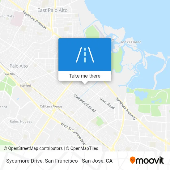 Sycamore Drive map