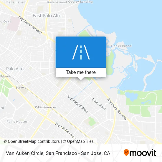 Van Auken Circle map