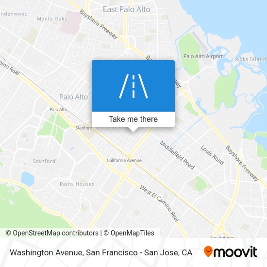 Washington Avenue map