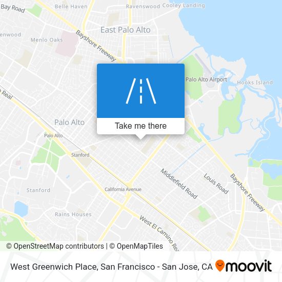 West Greenwich Place map