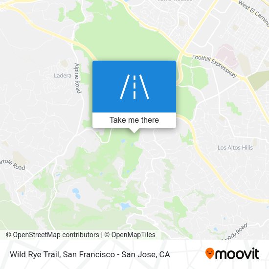Mapa de Wild Rye Trail