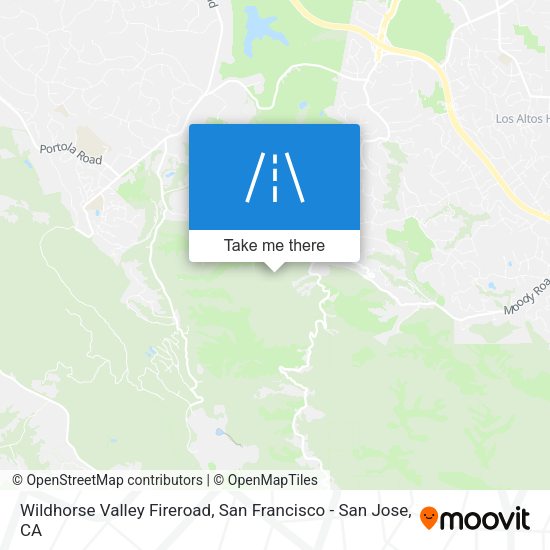 Mapa de Wildhorse Valley Fireroad