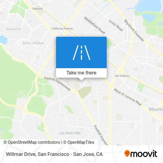 Mapa de Willmar Drive