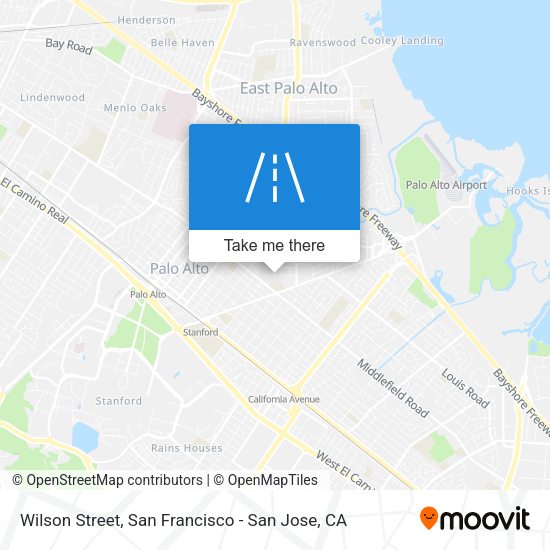 Wilson Street map