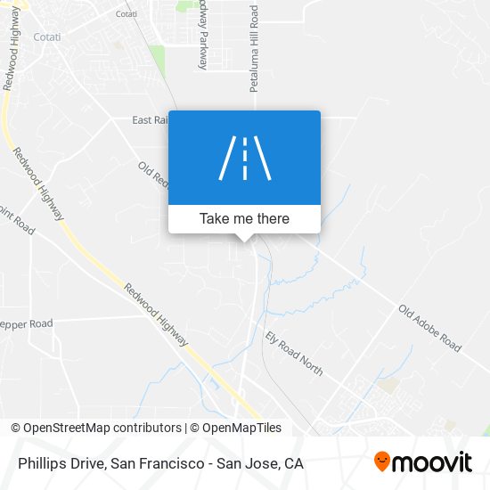 Mapa de Phillips Drive