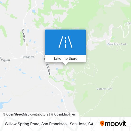 Mapa de Willow Spring Road
