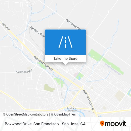 Boxwood Drive map