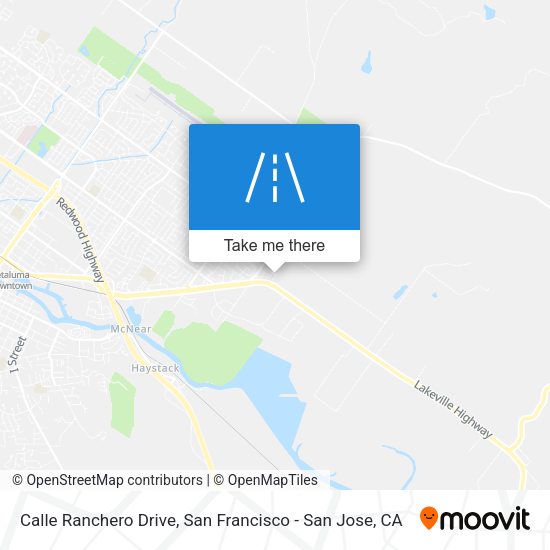 Mapa de Calle Ranchero Drive
