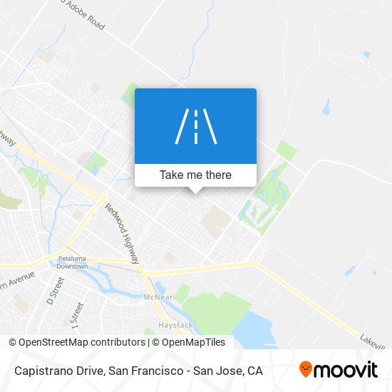 Capistrano Drive map