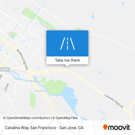 Catalina Way map