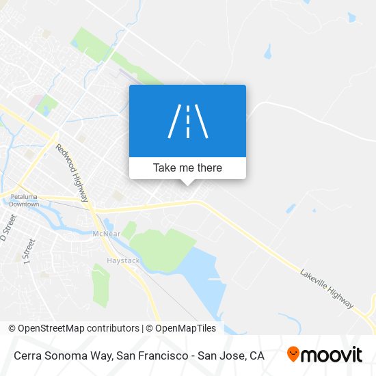 Cerra Sonoma Way map