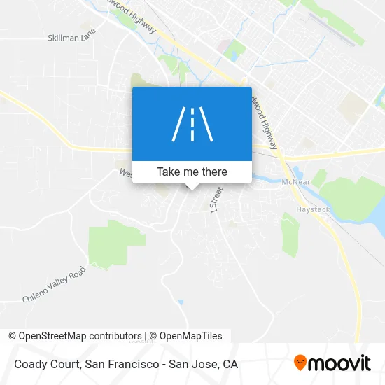 Coady Court map