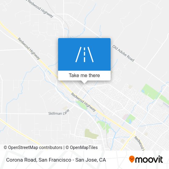 Mapa de Corona Road