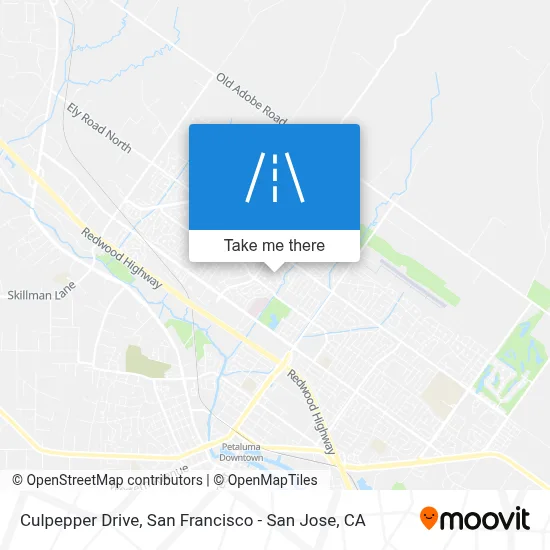 Culpepper Drive map