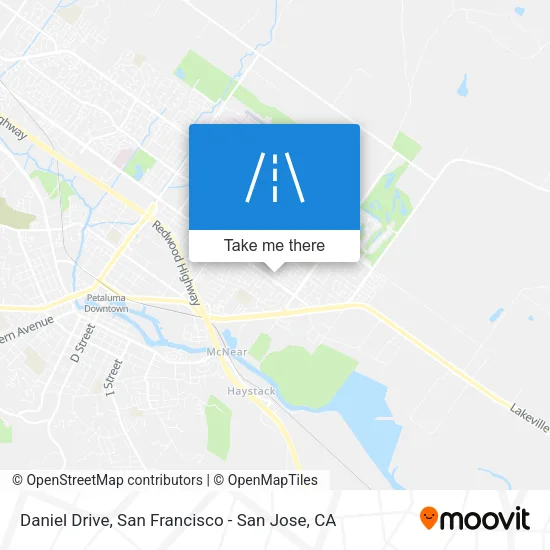Daniel Drive map