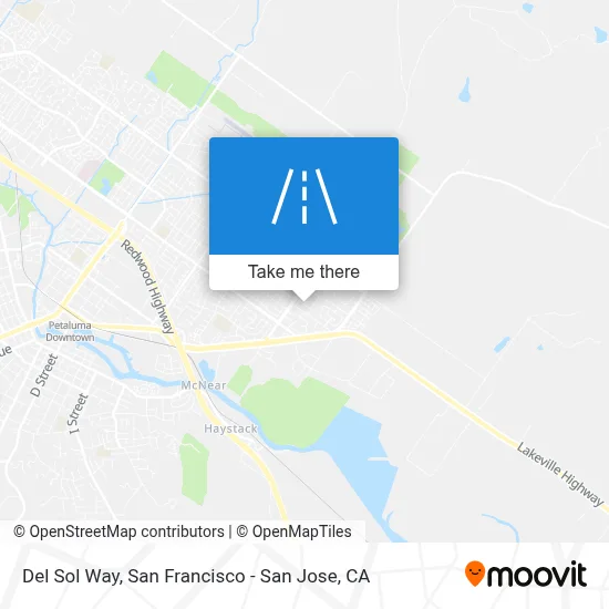 Del Sol Way map
