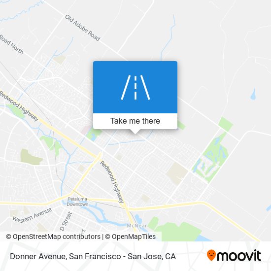 Mapa de Donner Avenue