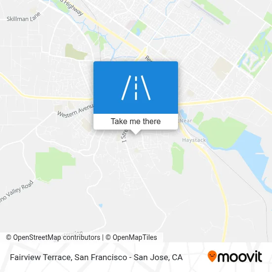 Fairview Terrace map