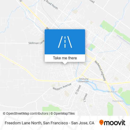 Freedom Lane North map